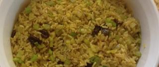 Rice Pilaf with Raisins and Veggies Photo