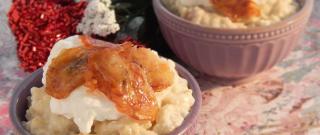 Japanese Banana Rice Pudding Photo