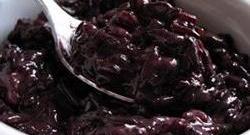 Thai Sticky Black Rice Pudding Photo