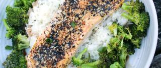 Bourbon Teriyaki Salmon Rice Bowl Photo