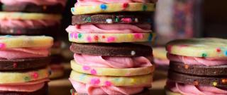 Neapolitan Funfetti Sandwich Cookies Photo