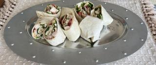 Rotisserie Chicken Wrap with Strawberries Photo