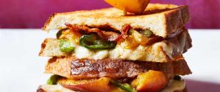 Smashed Peach and Poblano Grilled Cheese Photo