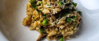 Mushroom and Pea Risotto Photo