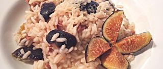 Risotto with Fresh Figs and Prosciutto Photo