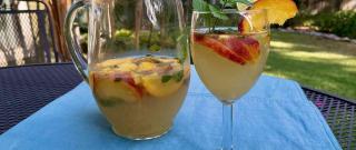 Sparkling Peach Sangria Photo