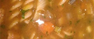 Faux-kin Noodle Soup (Vegan Chicken Noodle Soup) Photo