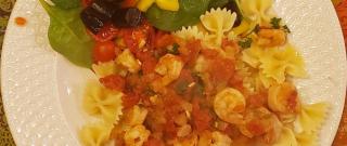 Spicy Shrimp and Tomato Scampi Photo