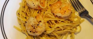 Shrimp Scampi with Linguini Photo