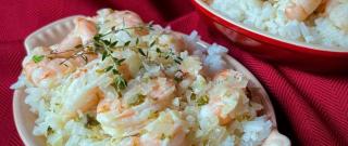 Shrimp Scampi with Rice Photo