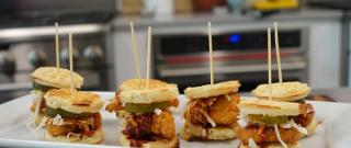 Mini Hot Chicken and Waffle Sliders Photo