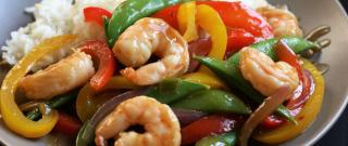 Shrimp and Pepper Stir-Fry Photo