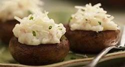 Cheesy Mashed Potato Stuffed Mushrooms Photo