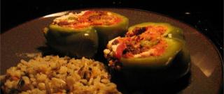 Vegetarian Stuffed Green Peppers Photo