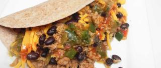 Mexican Black Bean and Turkey Wraps Photo