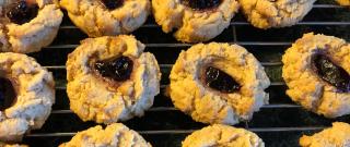 Peanut Butter and Jelly Thumbprint Cookies Photo