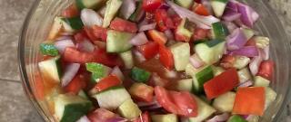 Tomato Cucumber Onion Salad Photo