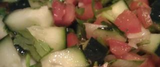 Cucumber Tomato Salad with Sweet Lime Vinaigrette Photo