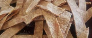 Baked Corn Tortilla Strips for Mexican Soups Photo