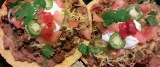 Crispy Oven Beef-and-Bean Tostadas Photo