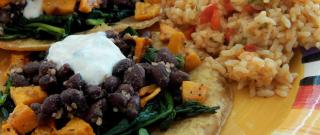 Butternut Squash and Black Bean Tostadas Photo