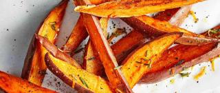 Sweet Potato Wedges with Rosemary-Orange Brown Butter Photo