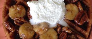 Bananas Foster Belgian Waffles Photo