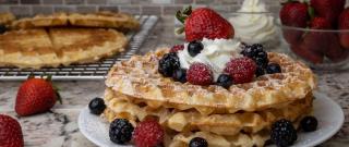 Swedish Crisp Waffles (Frasvafflor) Photo