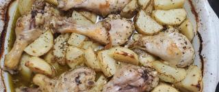 Greek Lemon Chicken and Potatoes Photo