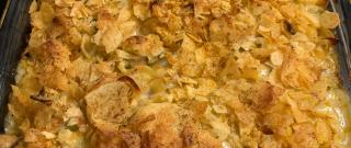 Tuna Noodle Casserole with Potato Chips Photo