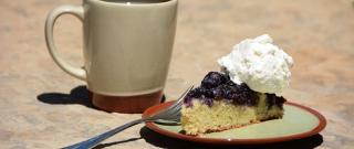 Blueberry Cornmeal Upside-Down Cake Photo