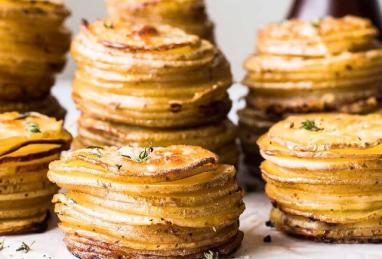 Crispy Parmesan Potato Stacks Photo 1