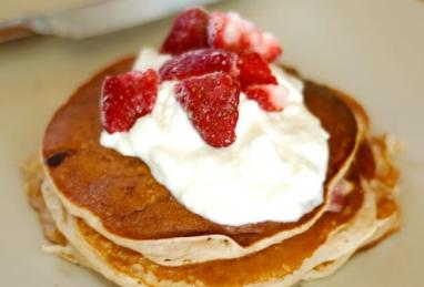 Strawberry Yogurt Pancakes Photo 1