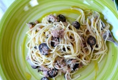 Spaghetti with Canned Tuna Photo 1