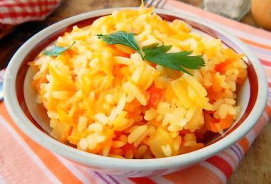 Indian Rice - Gajar Matar Pulao in a Slow Cooker Photo 1