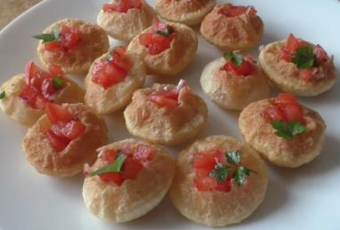 Indian Panipuri with Tomatoes Photo 1