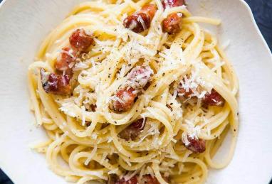 Spaghetti Pasta Carbonara Photo 1