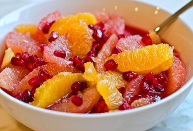 Citrus and Pomegranate Fruit Salad Photo 1