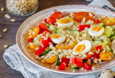 Salad with Bulgur and Vegetables Photo 1