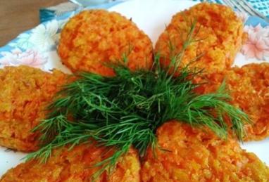 Vegan Carrot Patties with Bran Photo 1