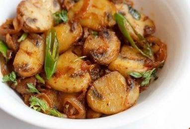 Indian Style Fried Mushrooms Photo 1