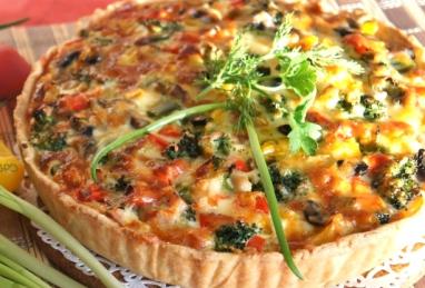 Healthy  Vegetarian Quiche Recipe Photo 1