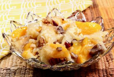 Easy Peach Cobbler with Canned Peaches Photo 1