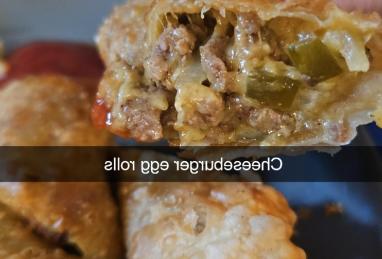 Cheeseburger Egg Rolls Photo 1