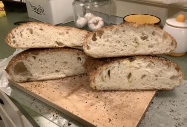 No-Knead Big Bubble Focaccia Photo 1