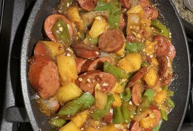 Hawaiian Sausage Skillet Photo 1