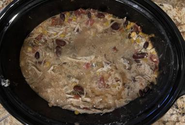 Easy Slow Cooker Creamy Chicken Chili Photo 1