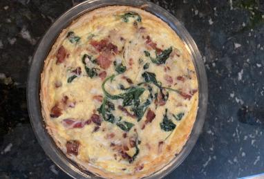 Easy Bacon and Cheese Quiche Photo 1