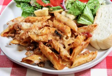 Three-Cheese Baked Ziti with Italian Sausage Photo 1