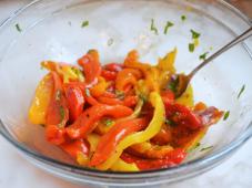 Roasted Pepper Salad with Feta, Pine Nuts & Basil Photo 7